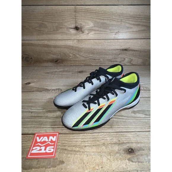 adidas gazelle silver green womens X Ghosted.3 Laceless Turf Soccer Shoes White Men's